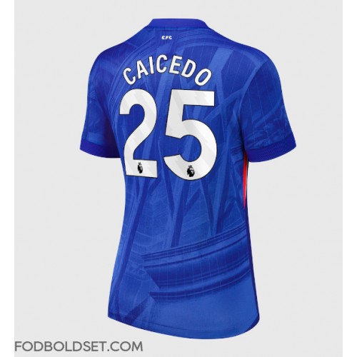 Chelsea Moises Caicedo #25 Hjemmebanetrøje Dame 2025-26 Kortærmet